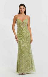 Mac Duggal 68895 Apple Green