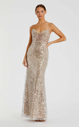 Mac Duggal 68895 Nude