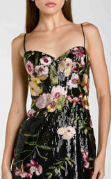 Mac Duggal 68896 Black Multi