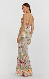 Mac Duggal 68896 Silver Multi