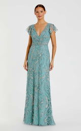Mac Duggal 68914 Seafoam