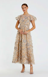 Mac Duggal 68920 Nude