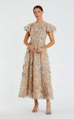 Mac Duggal 68920 Nude