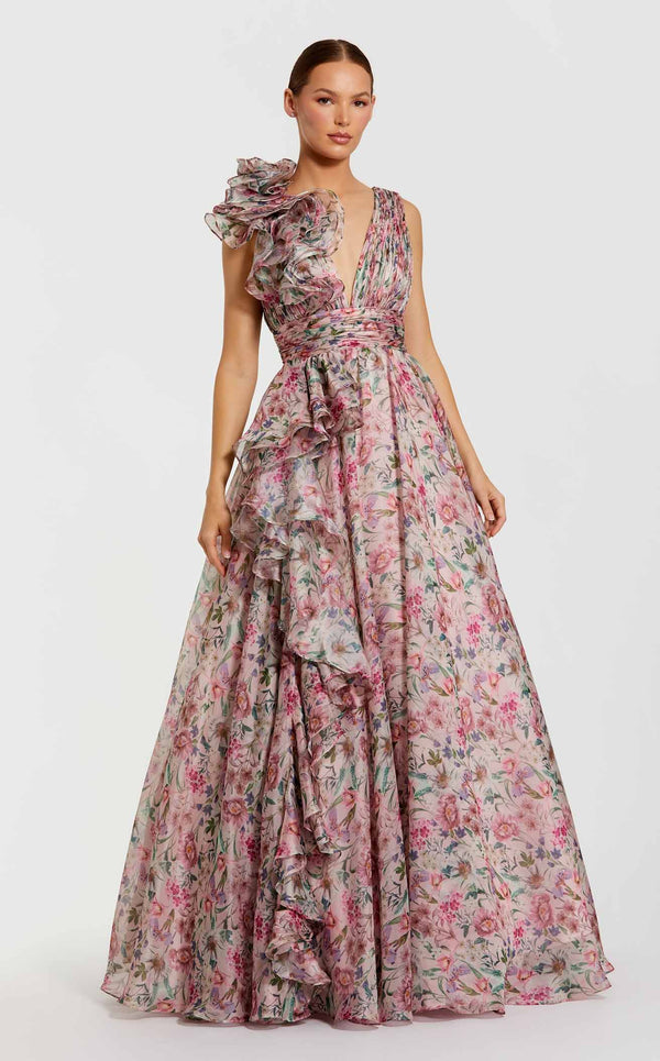 Mac Duggal 68947 Pink Multi