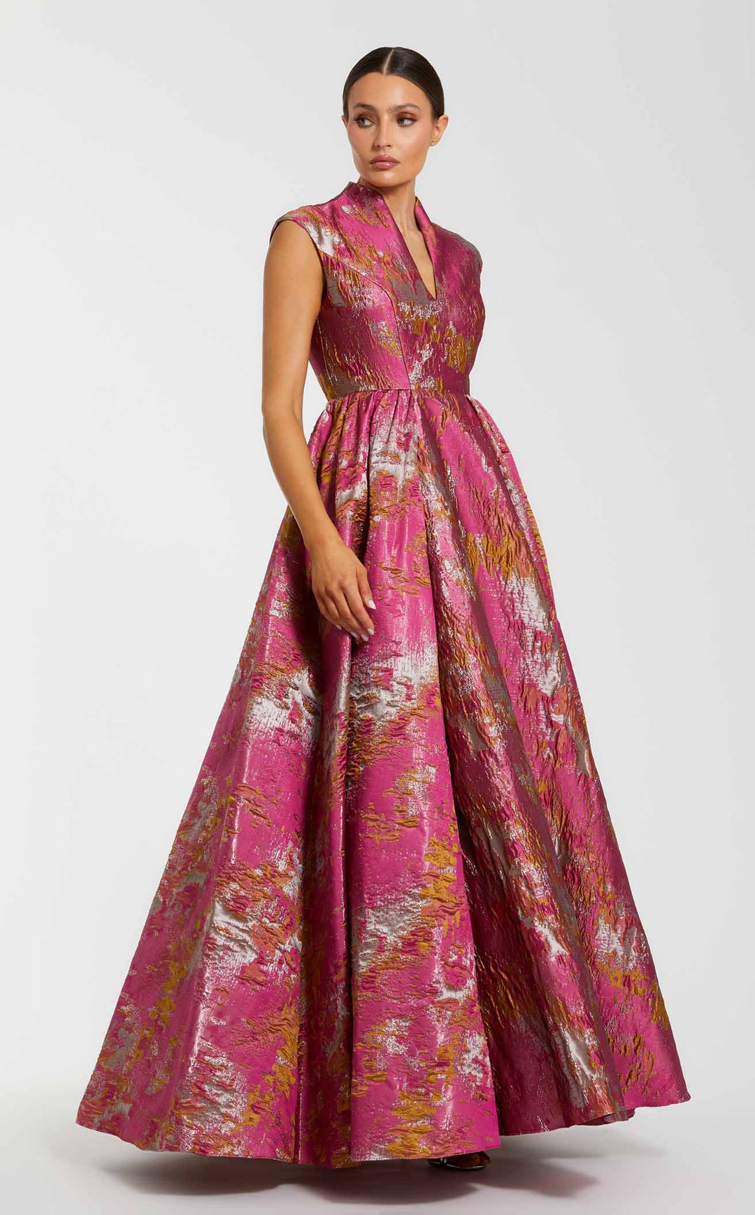 Mac Duggal 68956 Raspberry Multi