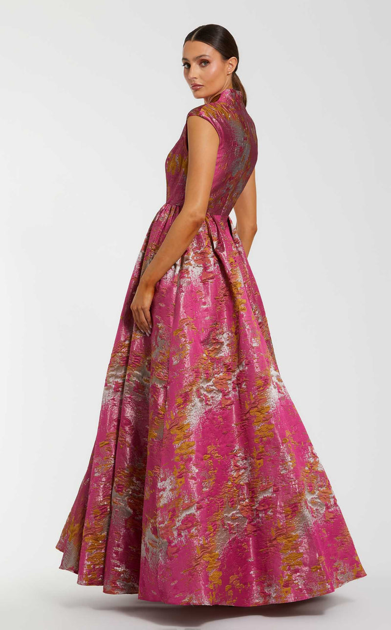 Mac Duggal 68956 Raspberry Multi