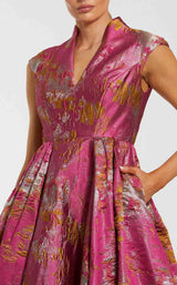 Mac Duggal 68956 Raspberry Multi