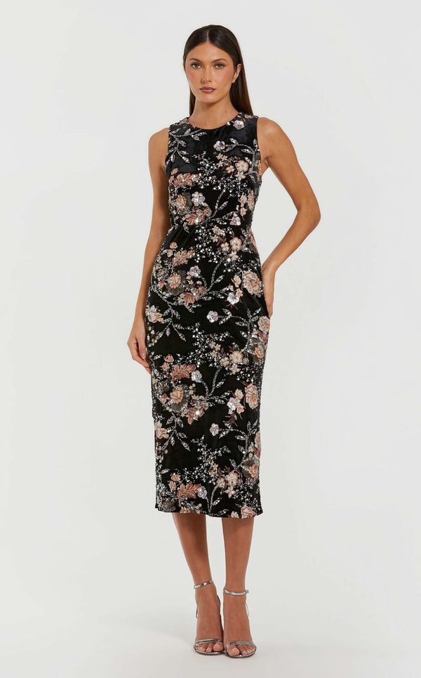 Mac Duggal 68958 Black Multi