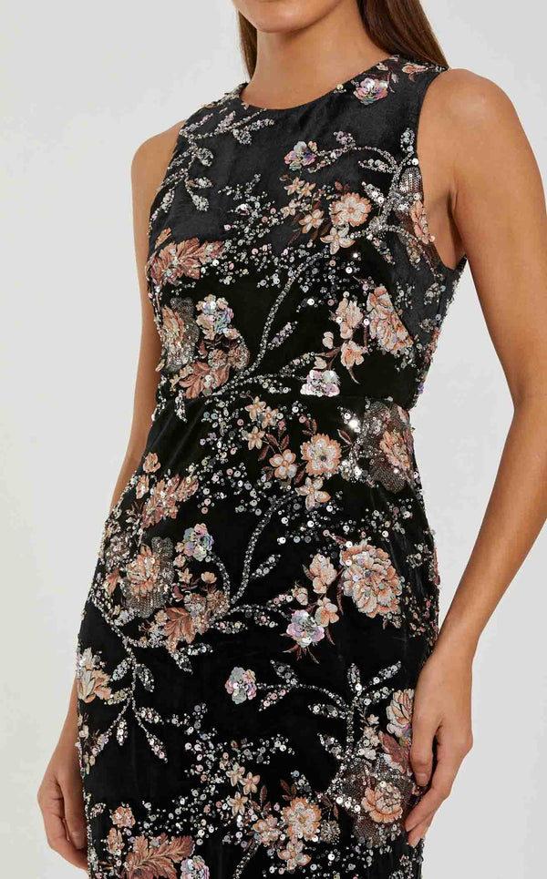 Mac Duggal 68958 Black Multi