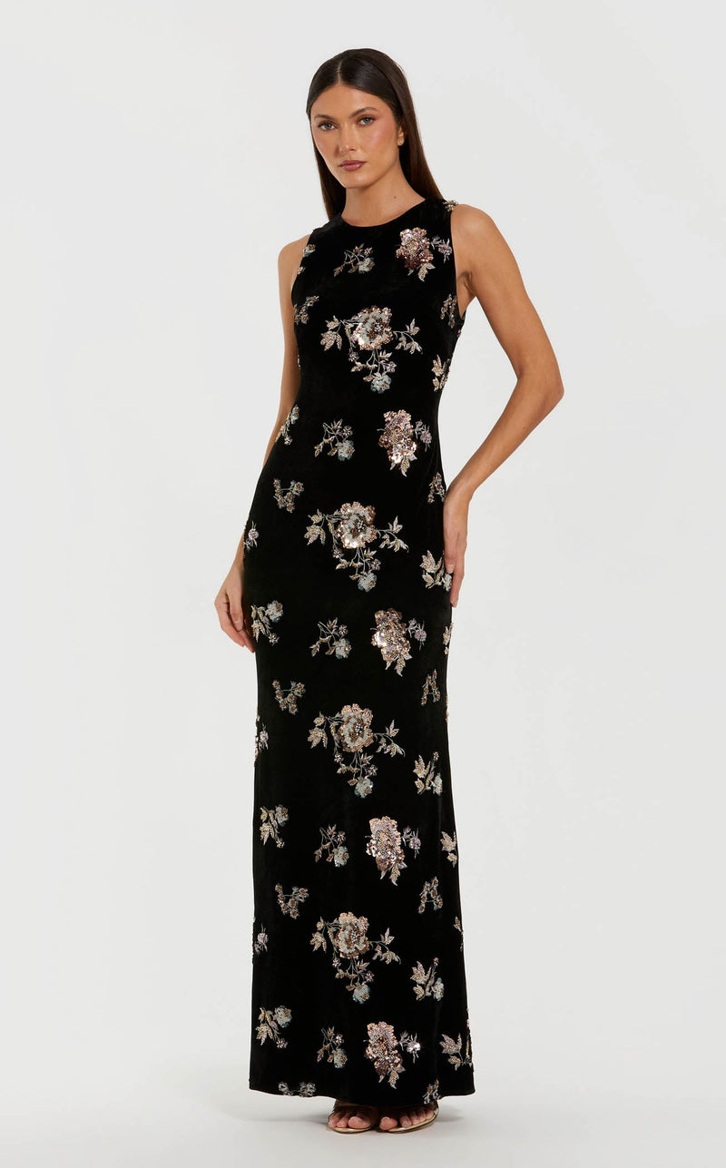 Mac Duggal 68959 Black Multi