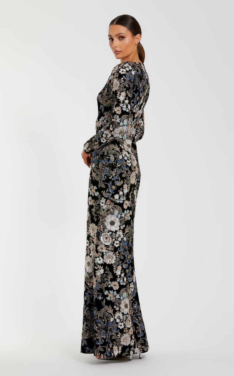 Mac Duggal 68978 Black Multi