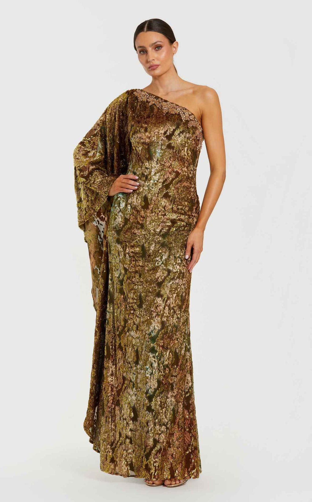Mac Duggal 68981 Gold Multi