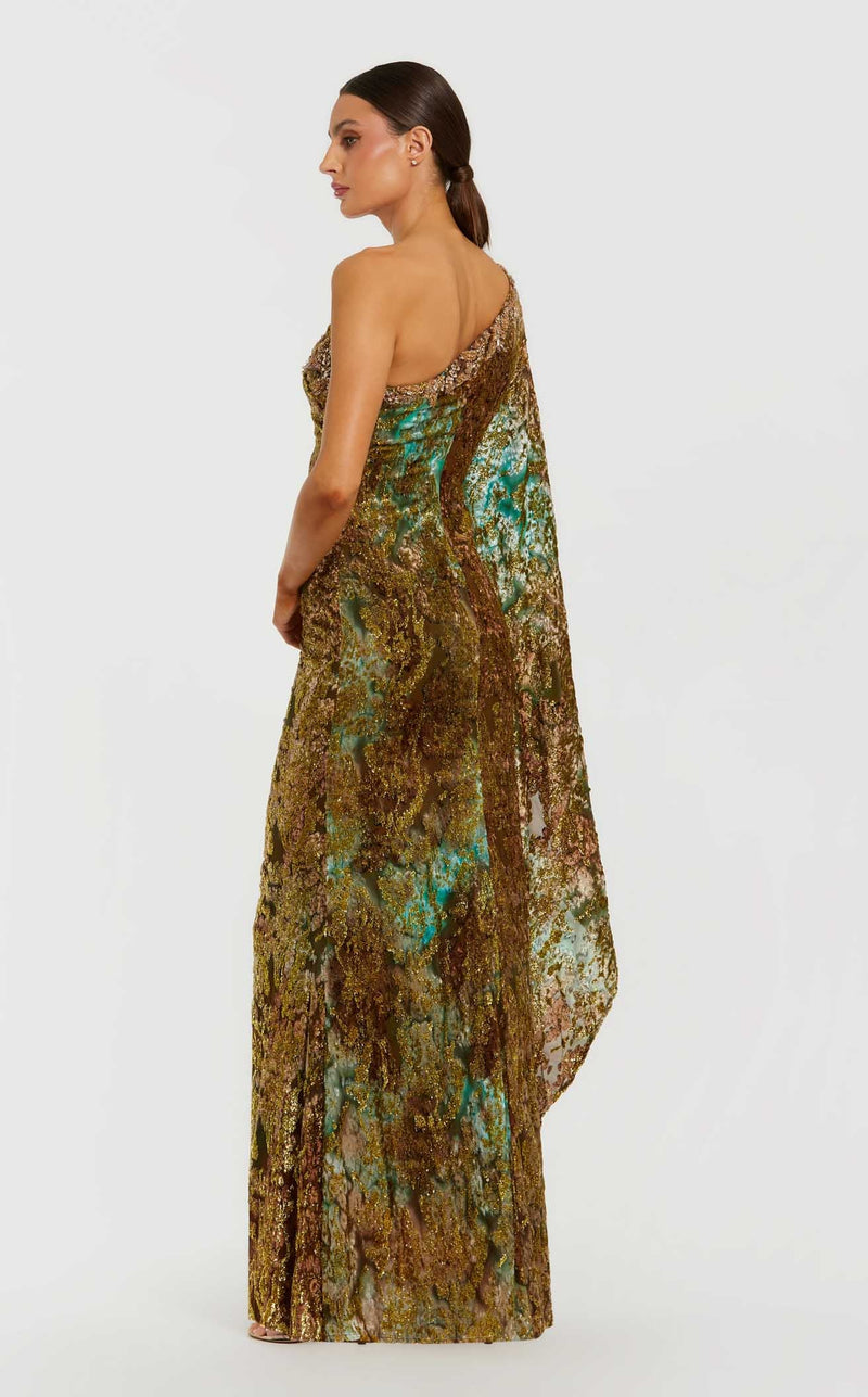 Mac Duggal 68981 Gold Multi