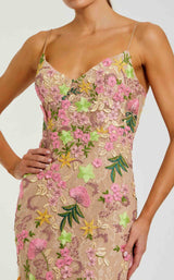 Mac Duggal 69010 Nude Multi