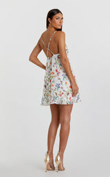Mac Duggal 70197 White Multi