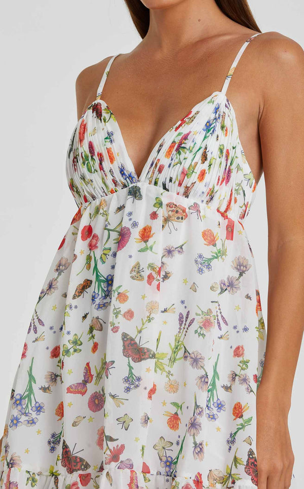 Mac Duggal 70197 White Multi