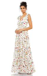 Mac Duggal 70198 White Multi
