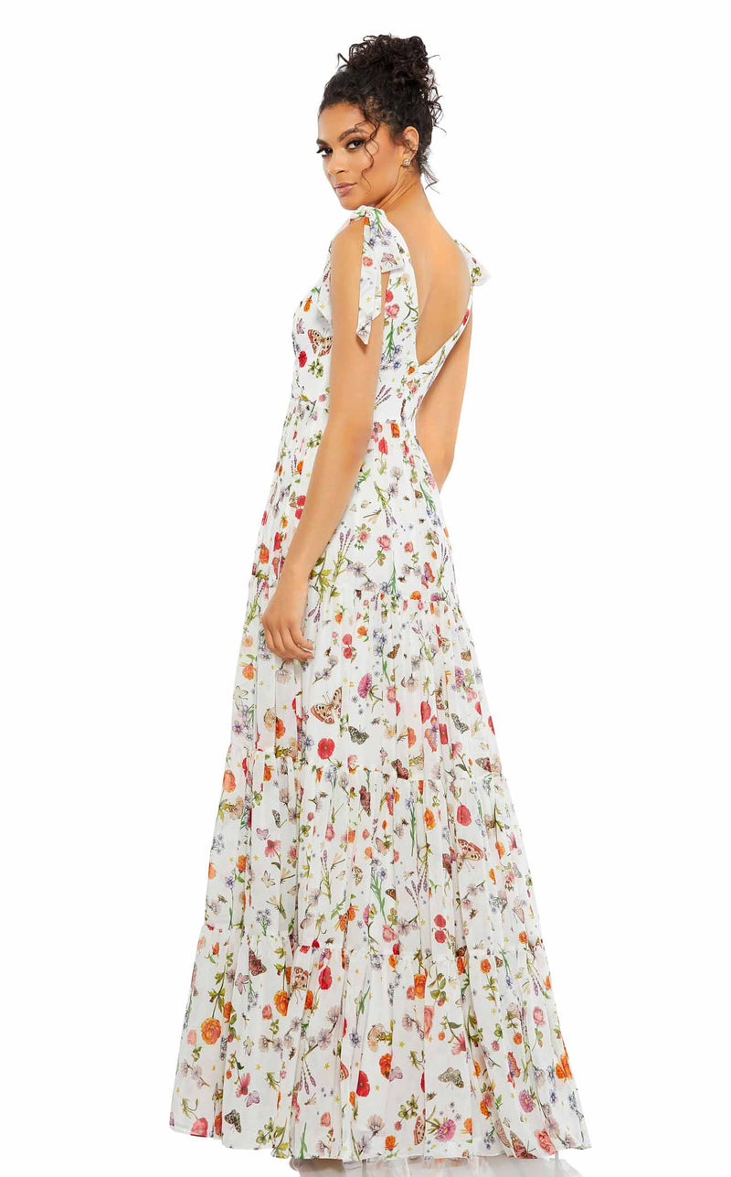 Mac Duggal 70198 White Multi