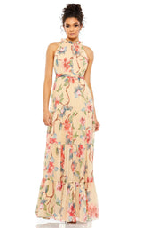 Mac Duggal 70203 Nude Multi