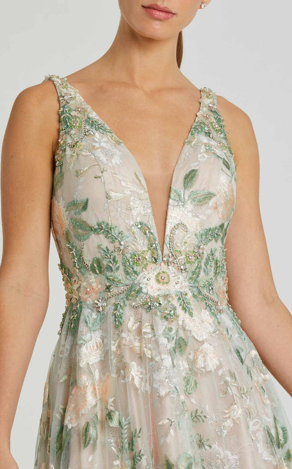 Mac Duggal 79329 Cream-Multi