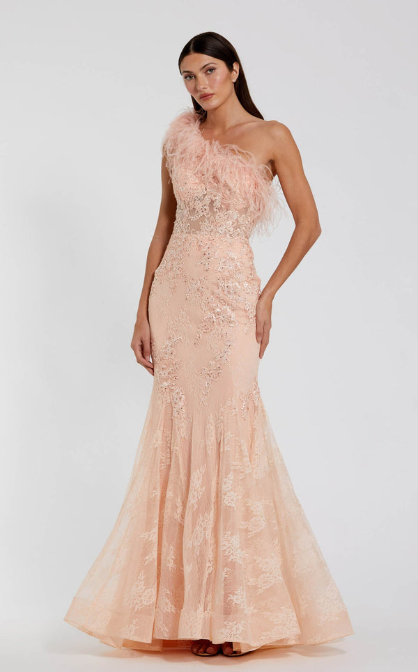 Mac Duggal 79451 Peach