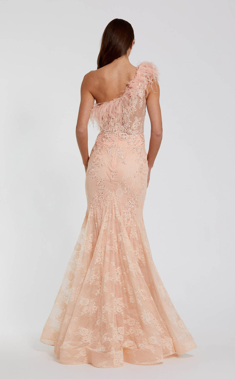 Mac Duggal 79451 Peach