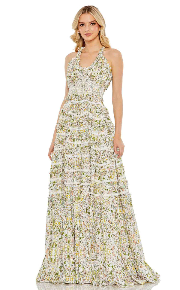 Mac Duggal 8023 Ivory Multi