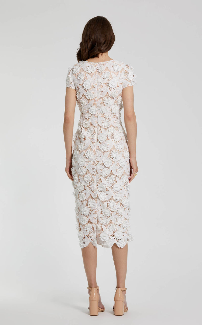 Mac Duggal 81022 Ivory/Nude