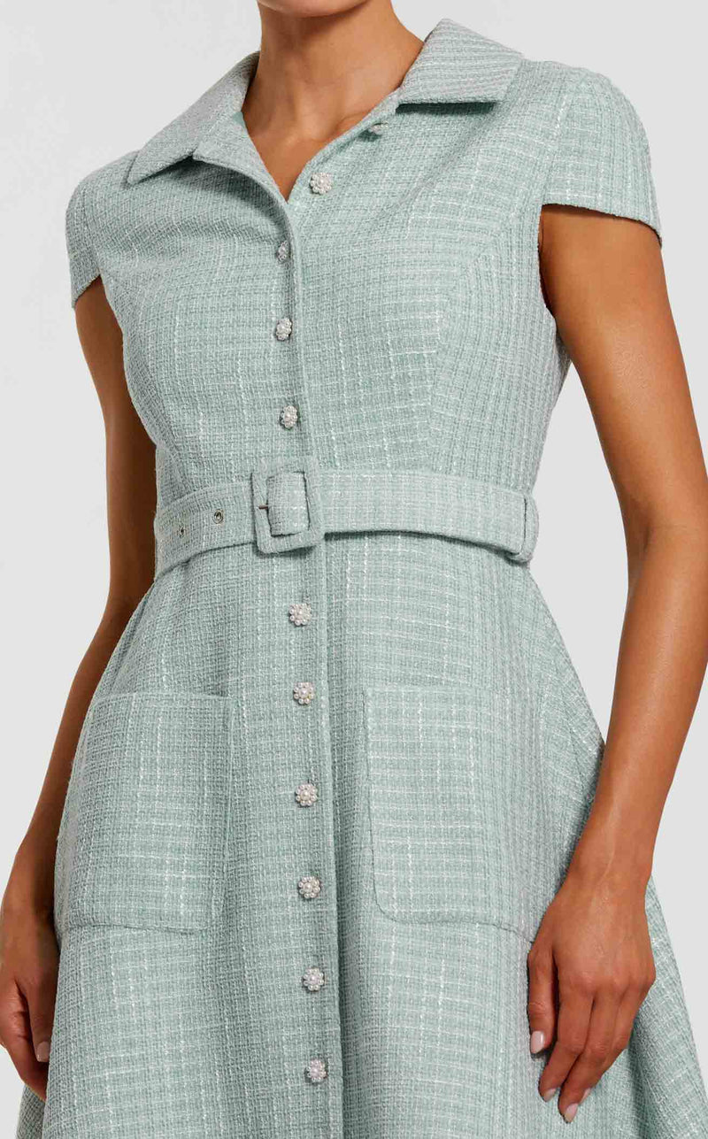 Mac Duggal 81199 Seafoam