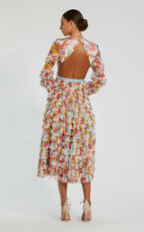 Mac Duggal 8130 White Multi