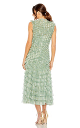Mac Duggal 8225 Green Multi