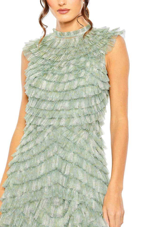Mac Duggal 8225 Green Multi
