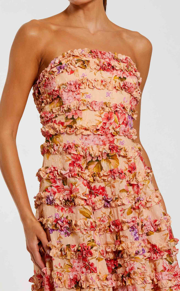 Mac Duggal 8262 Pink Multi