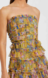 Mac Duggal 8301 Yellow Multi