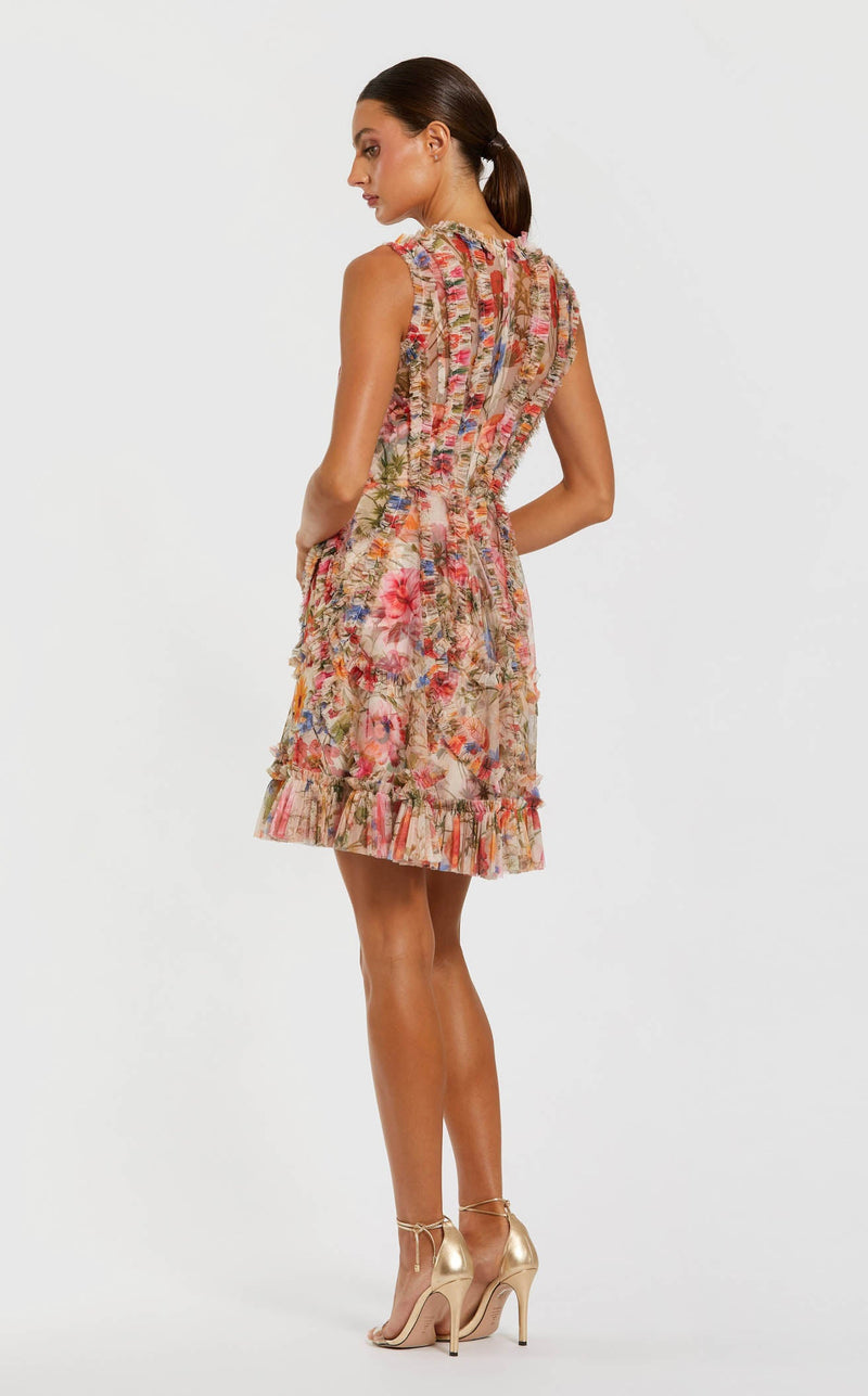 Mac Duggal 8307 Cream-Multi