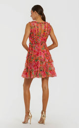 Mac Duggal 8307 Orange-Multi