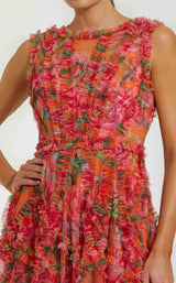 Mac Duggal 8307 Orange-Multi