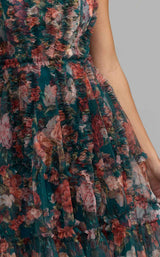 Mac Duggal 8307 Teal-Multi