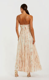 Mac Duggal 8308 Ivory Multi