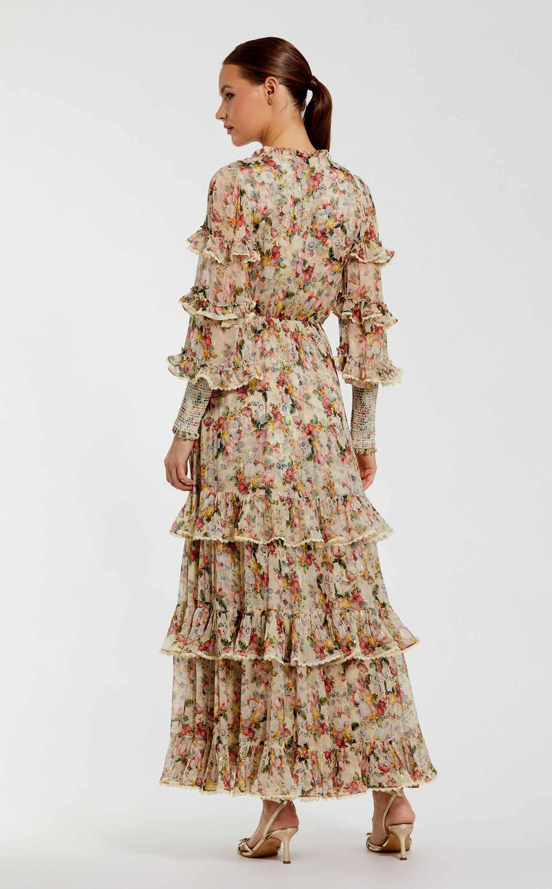 Mac Duggal 8334 Yellow Multi