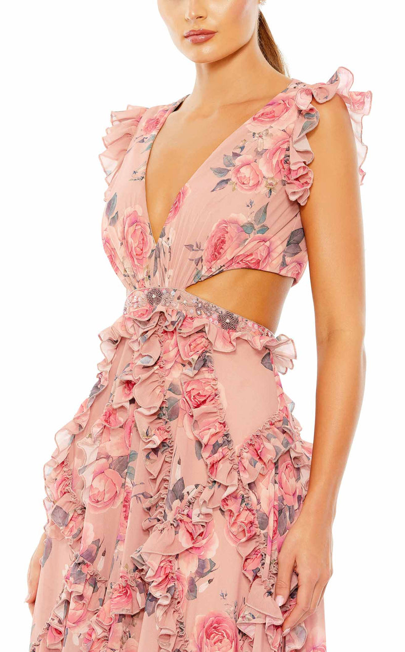 Mac Duggal 9152 Rose Multi