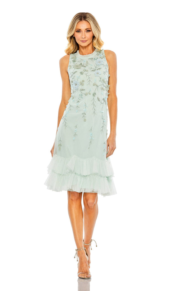 Mac Duggal 9188 Seafoam