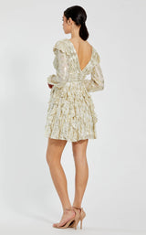 Mac Duggal 9305 Gold Multi