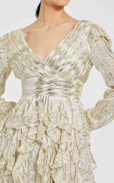 Mac Duggal 9305 Gold Multi
