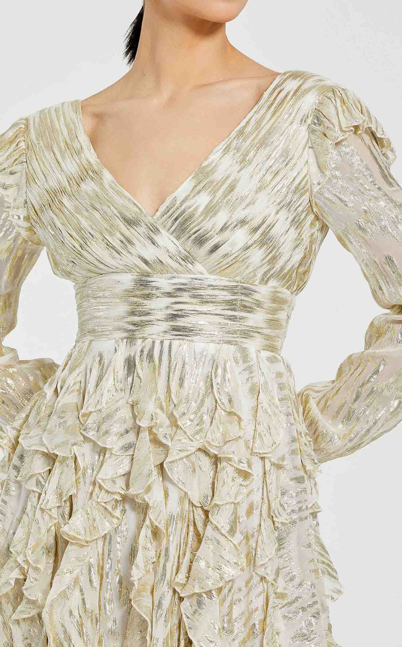 Mac Duggal 9305 Gold Multi