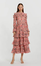 Mac Duggal 9306 Rose Multi