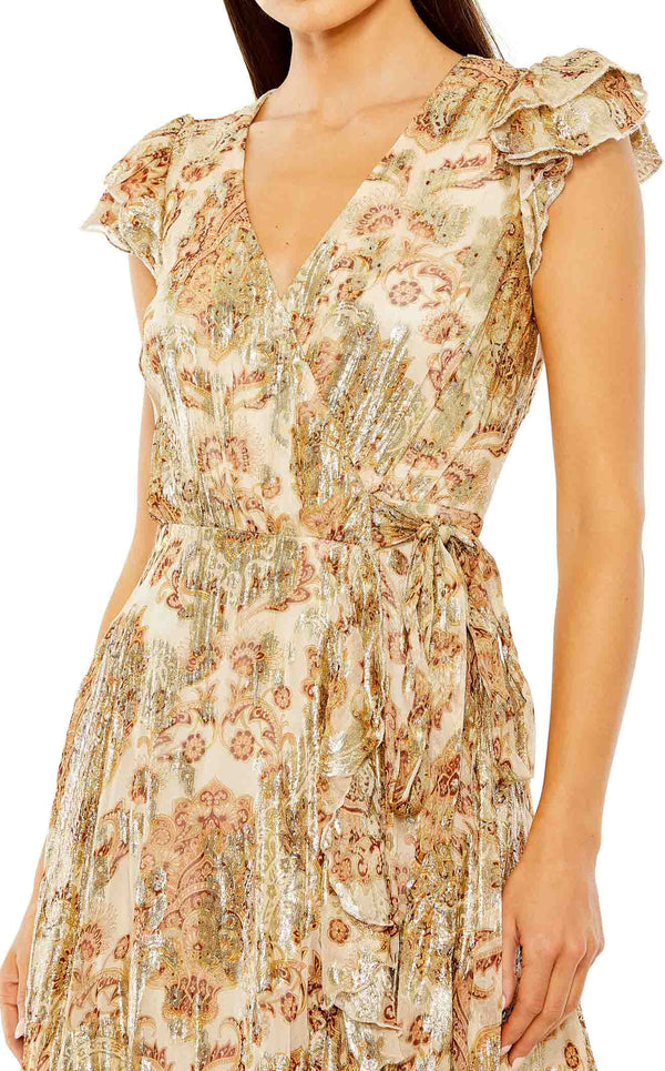 Mac Duggal 9319 Cream-Multi