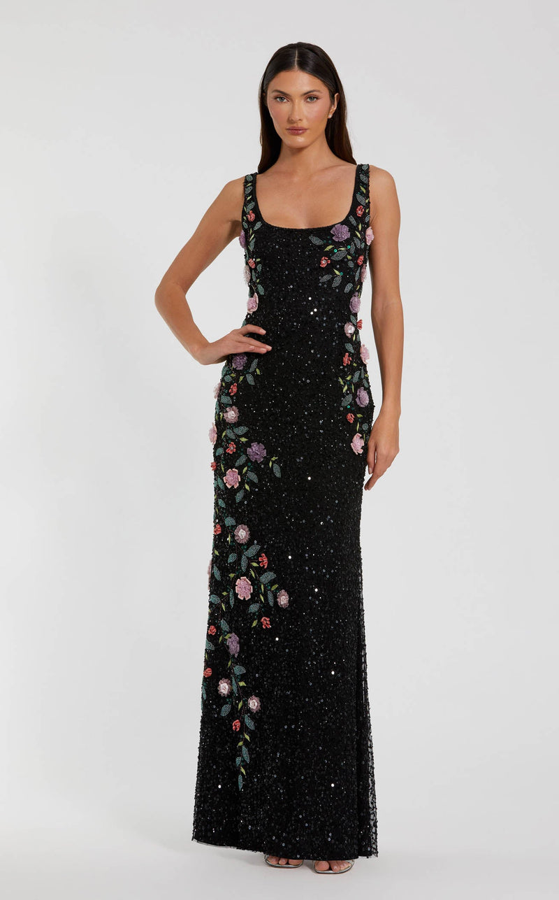 Mac Duggal 9340 Black Multi