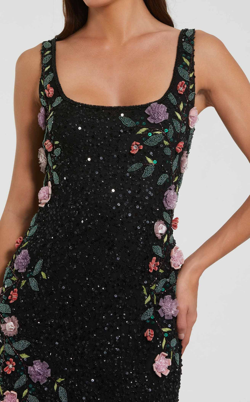 Mac Duggal 9340 Black Multi