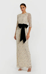 Mac Duggal 94166 Oyster-Black